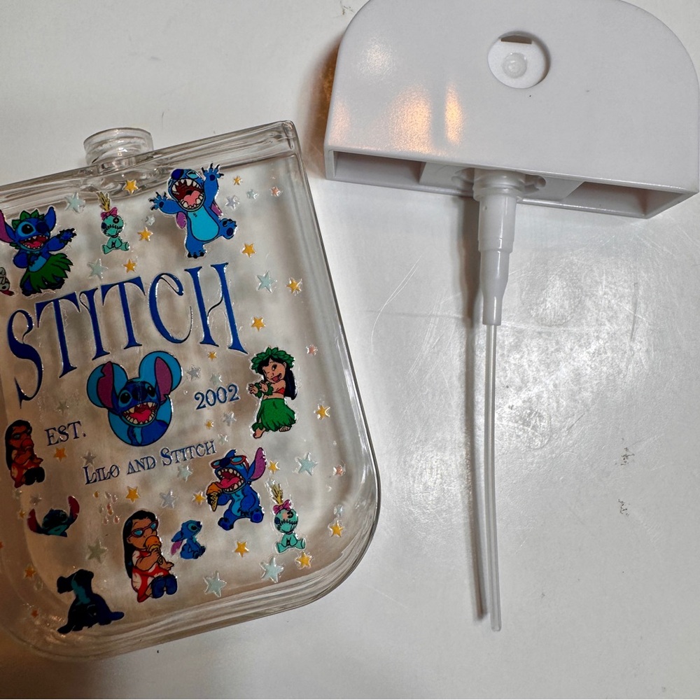 Handmade hand sanitizer spray bottle featuring lilo and Stitch - Picture 9 of 11